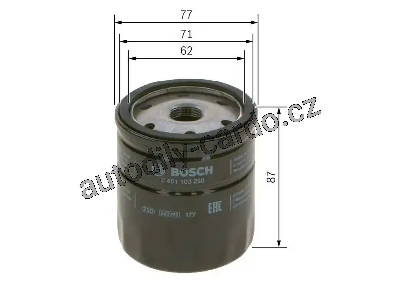 Olejový filtr BOSCH (0451103298) Koupit Online