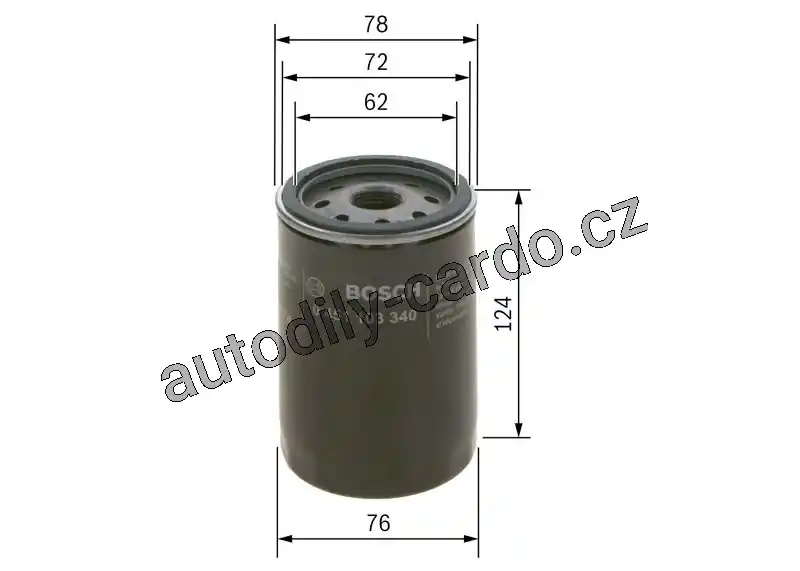 Olejový filtr BOSCH (0451103340) Autentický