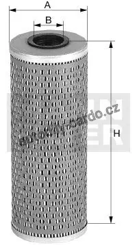 Olejový filtr MANN H1154 (MF H1154) Top Prodej
