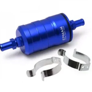 Časově Omezené Benzínový filtr Epman univerzální na hadici 12mm - modrý (300LPH)