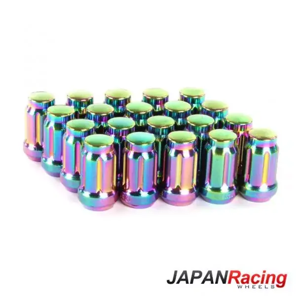 Hit Sezóny Kolové matice (štefty) Japan Racing JN2 závit M12 x 1.5 - neochrome (ocelové)