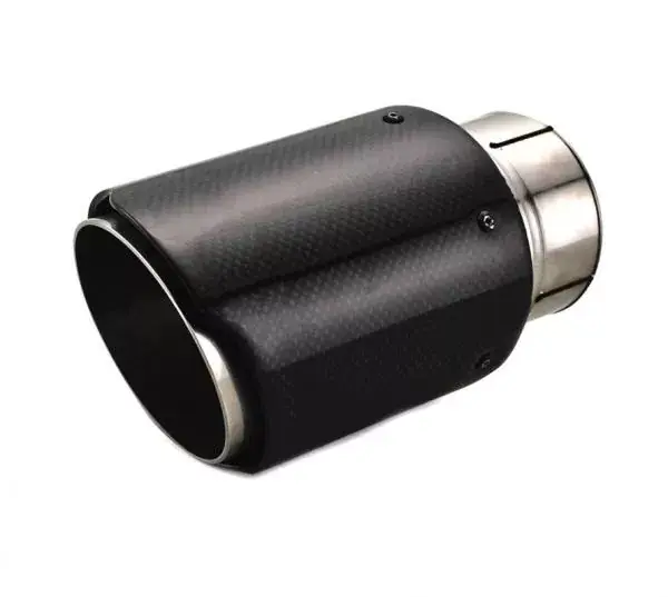 Koncovka výfuku Jap Parts karbonová - kulatá zkosená průměr 112mm - montážní průměr 63,5mm Rychlé Dodání
