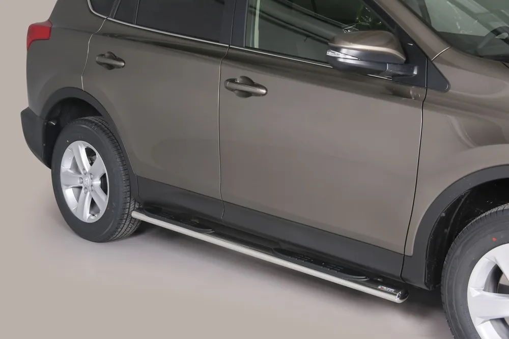 Dokud Zásoby Vydrží Nerez boční oválné nášlapy TOYOTA RAV 4 13 -/ Hybrid 16/18