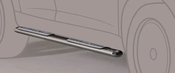 Zlevněný Nerez boční designové nášlapy VOLKSWAGEN Touareg 02-