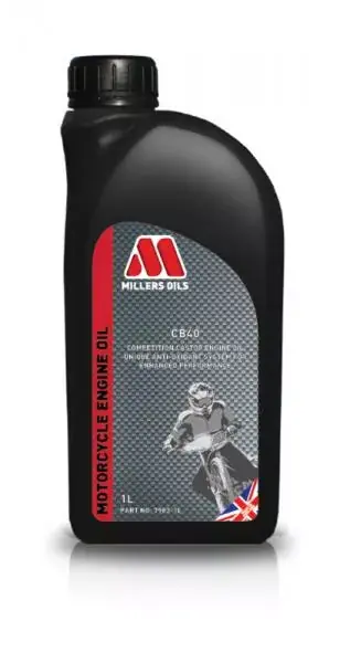 Závodní motorový olej Millers Oils Motorsport CB 40 - 5l - ricinový olej pro 4-taktní motory SAE 40 Super Cena