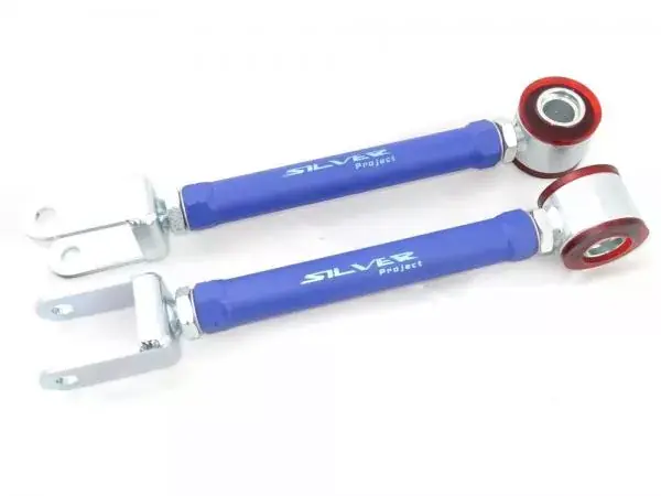 Rear Toe Control Arms Silver Project Nissan 350Z Z33 (03-08) / Infiniti G35 VQ35 (03-07) Víkendová Akce