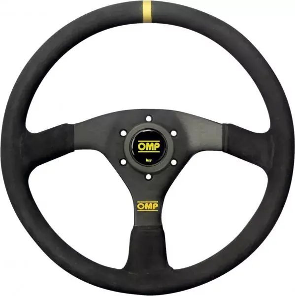 Oblíbený Volant OMP Velocitá 350mm - černý/černý - semiš