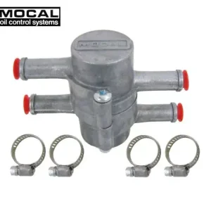 Vysoce Kvalitní Termostat Mocal inline pro olejové vedení - vývody hadice 13mm