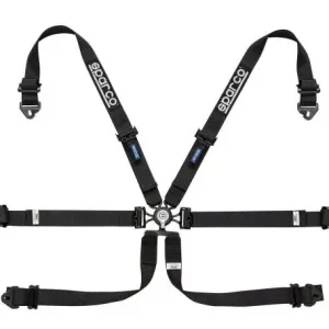 Bezpečnostní pás Sparco 04818RALPD 2/2" 6-bodový černý - karabina (FIA homologace) Ihned K Objednání