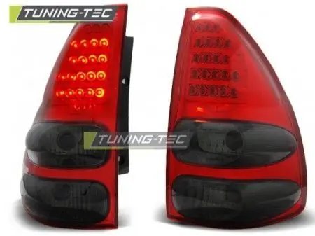 Zadní led světla Toyota Land Cruiser 120 03-09 červená kouřová led Speciální Cena