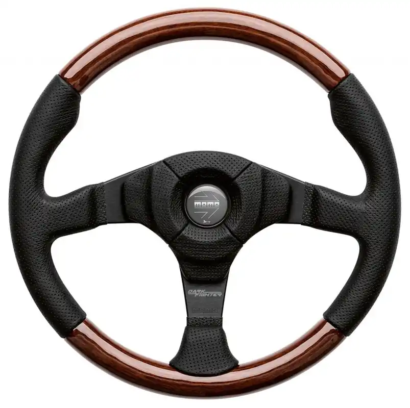 Top Prodej MOMO tuningový volant Dark Fighter Wood (mahagon)
