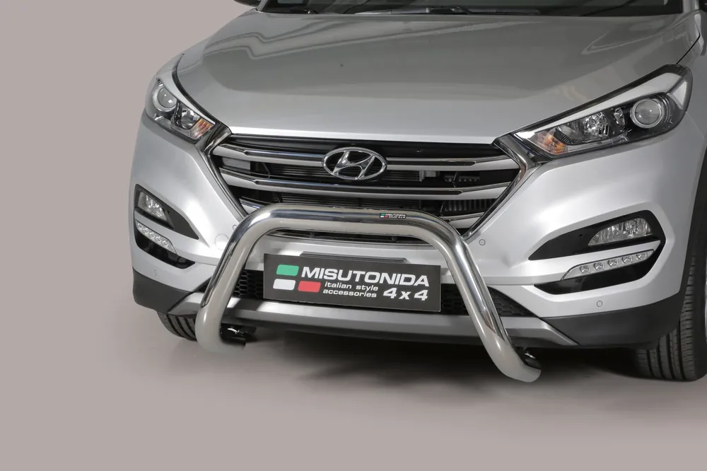 Přední ochranný nerez rám HYUNDAI Tucson 15/17 76mm Vrácení Zdarma