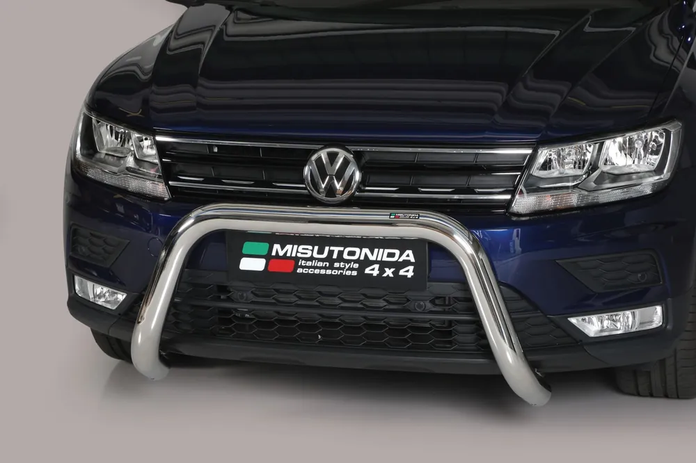 Přední ochranný nerez rám VOLKSWAGEN Tiguan 16- 76mm Akční Cena