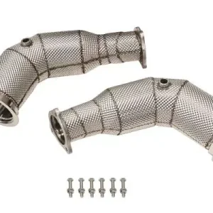 Downpipes s náhradami katalyzátorů TurboWorks Audi RS4 Avant B9 2.9T V6 (18-) Finální Výprodej