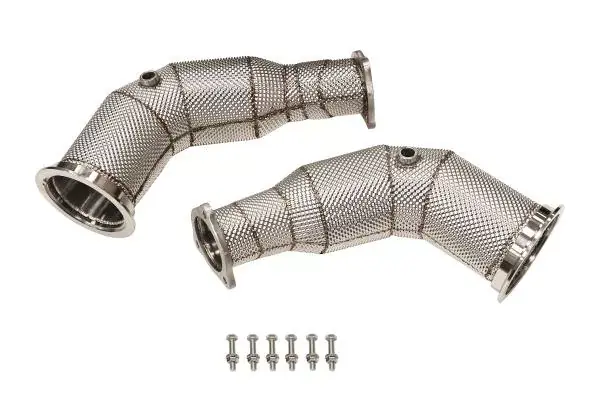Downpipes s náhradami katalyzátorů TurboWorks Audi RS4 Avant B9 2.9T V6 (18-) Finální Výprodej