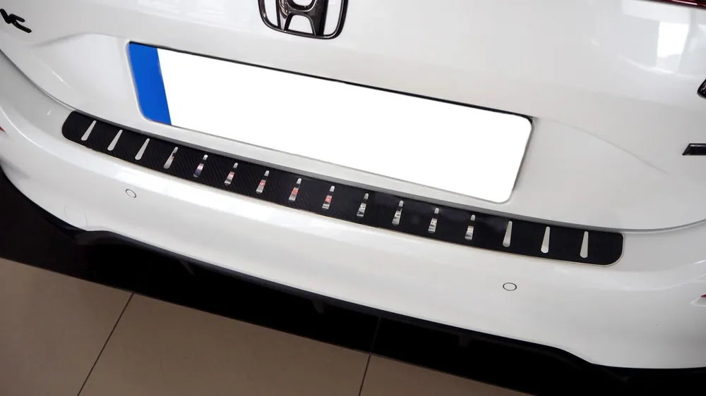 Vysoce Kvalitní Nerez kryt prahu pátých dveří (+karbonová folie) HONDA CIVIC Xl 5D 2022-