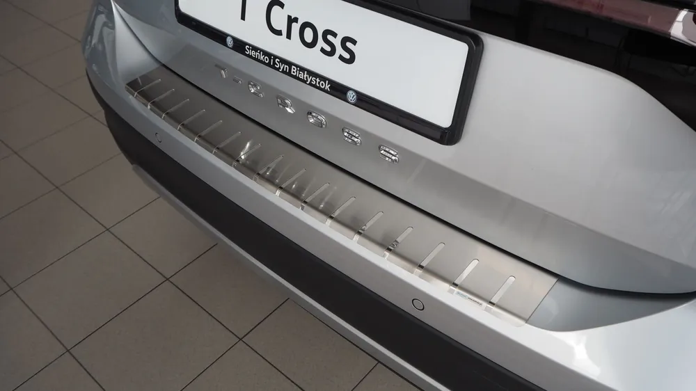 Přímo Od Výrobce Nerez kryt prahu pátých dveří VOLKSWAGEN T-CROSS 2019-